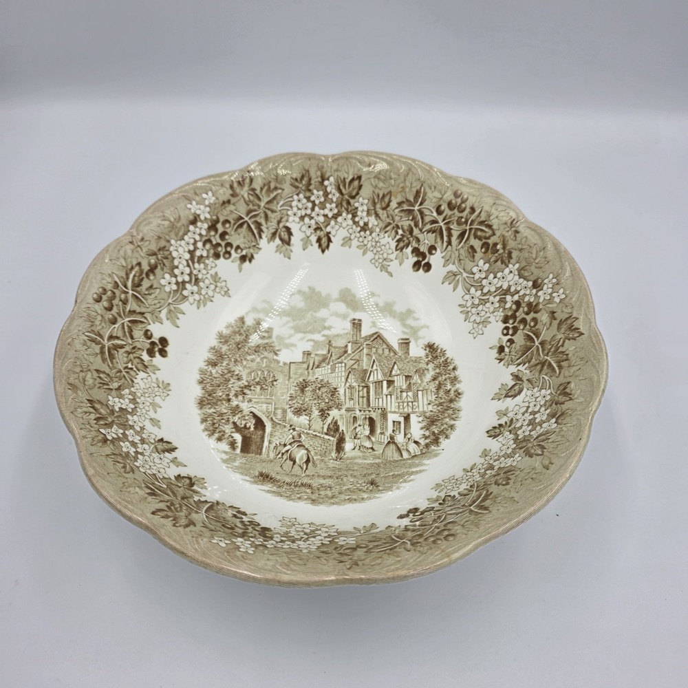 J&G Meakin‎ Romantic England Serv Bowl Warwickshire Westgate&Leicester Hospital